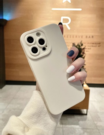 Husă iPhone Shein, crem