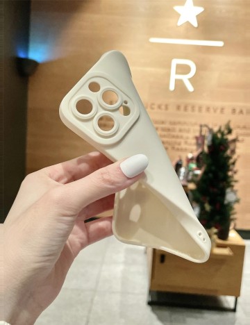 Husă iPhone Shein, crem
