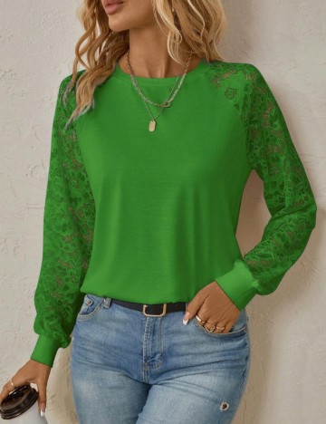 Bluză Shein, verde