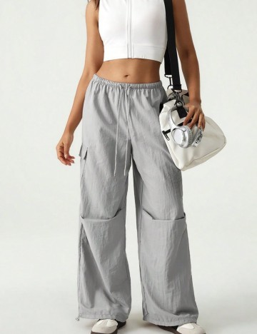 Pantaloni Shein, gri