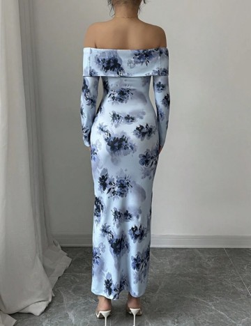 Rochie maxi Shein, albastru