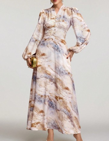 Rochie maxi Shein, mix culori