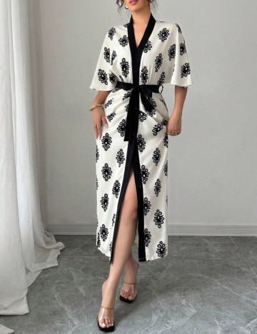 Rochie midi Shein, mix culori