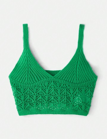 Top Shein, verde