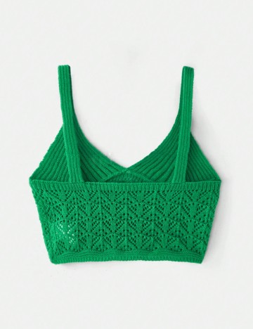 Top Shein, verde