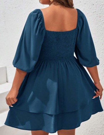 Rochie mini Shein Curve+, albastru