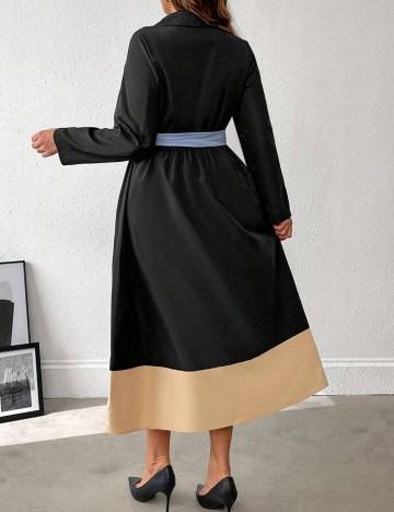 Rochie midi Shein Curve+, negru