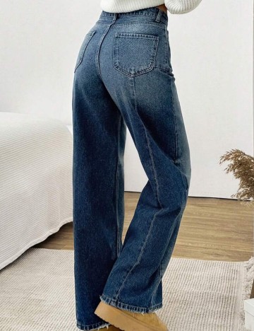 Jeans Shein, albastru