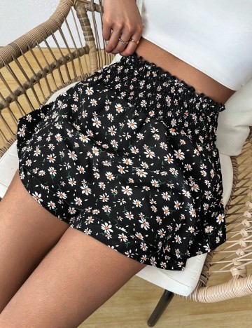 Fustă Pantalon Shein Curve+, negru