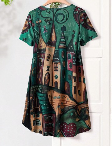 Rochie mini Shein, mix culori