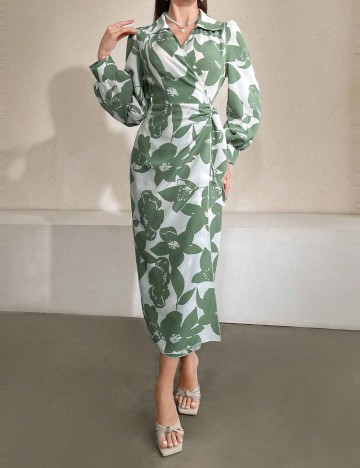 Rochie midi Shein, mix culori