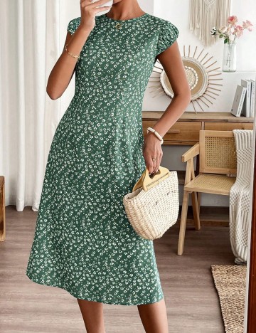 Rochie midi Emery Rose by Shein, verde