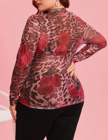 Bluză Shein Curve+, mix culori
