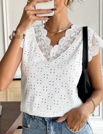 Tricou Shein, alb