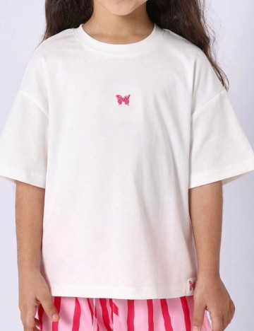 Tricou SUMMON by SHEIN, alb
