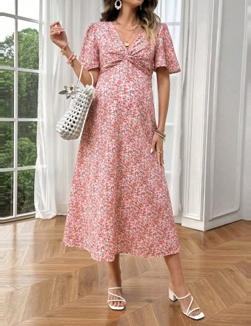 Rochie midi Shein, mix culori