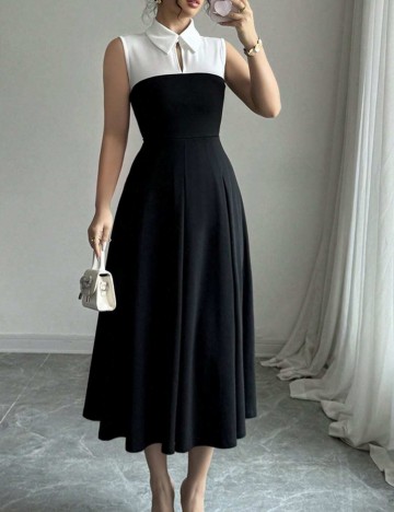 Rochie midi Shein, mix culori