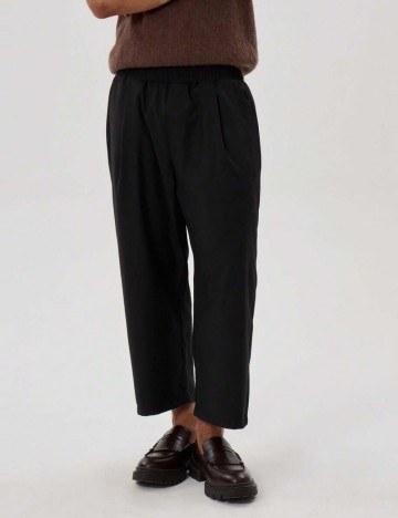 Pantaloni MUSERO by Shein, negru