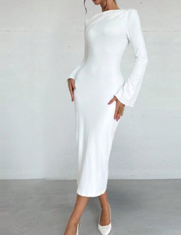 Rochie Shein, alb