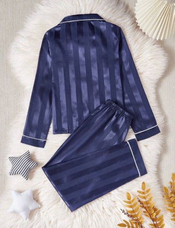 Compleu pijamale Shein, bleumarin