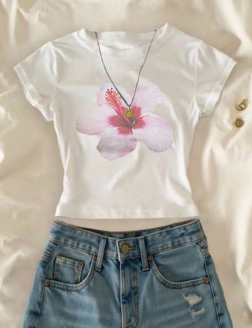 Tricou Shein, alb
