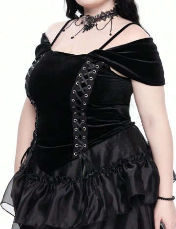 Tricou Romwe by Shein, negru