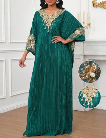 Rochie maxi Shein, verde