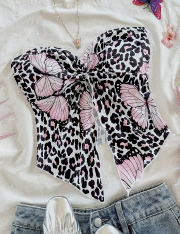 Top Shein, mix culori