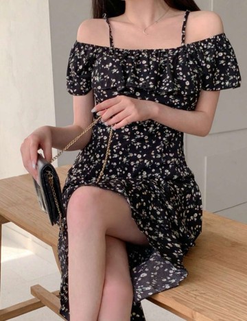 Rochie maxi DAZY by Shein, mix culori