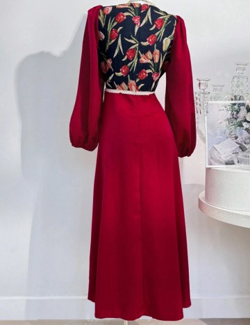 Rochie maxi Shein, mix culori
