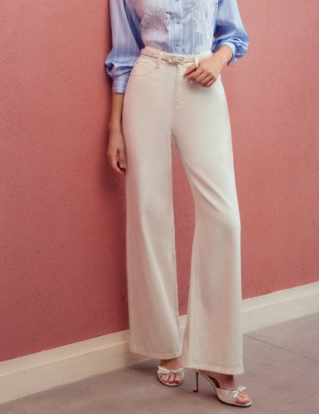 Jeans MOTF by Shein, alb