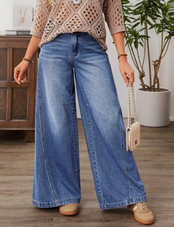Jeans Shein, albastru