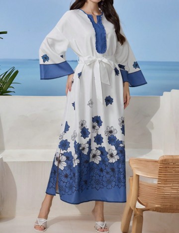 Rochie maxi Shein, mix culori