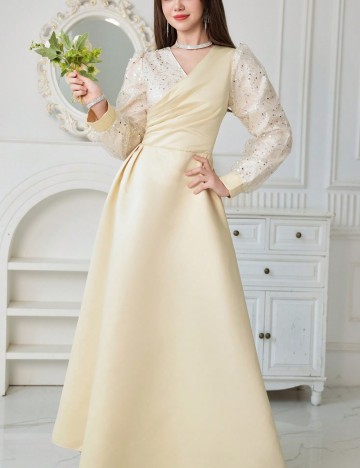 Rochie Shein, bej