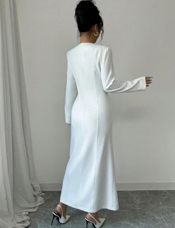 Rochie maxi Shein, alb