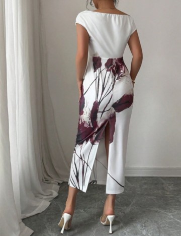 Rochie midi Shein, mix culori