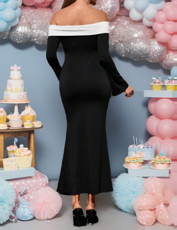 Rochie maxi Shein, negru