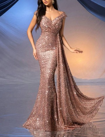 Rochie de ocazie Shein, mov