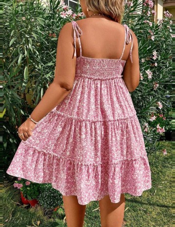 Rochie mini Shein Curve+, mix culori