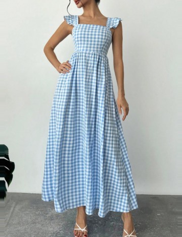 Rochie maxi Shein, mix culori