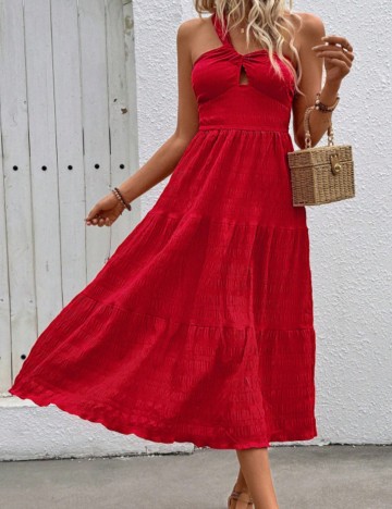 Rochie midi Shein, roșu