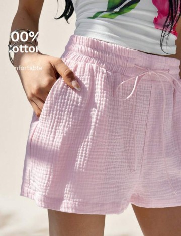 Pantaloni scurți Shein, roz