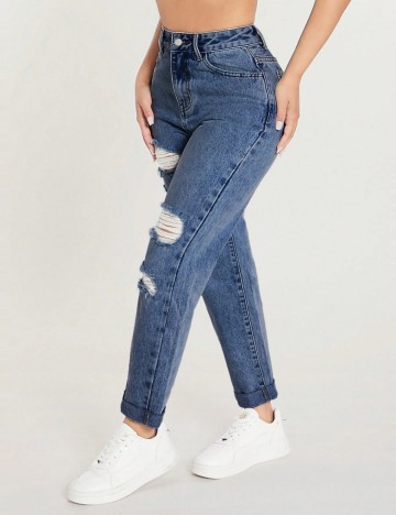 Jeans Shein, albastru