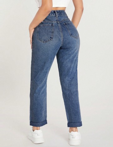 Jeans Shein, albastru