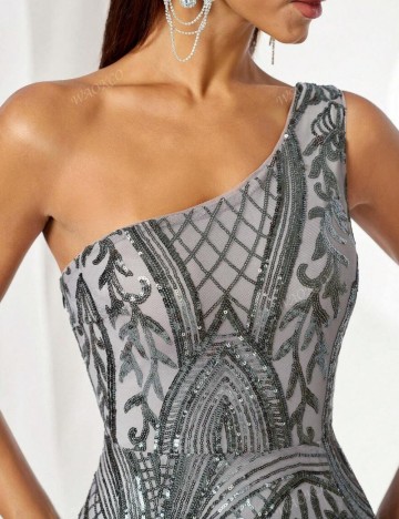 Rochie de ocazie Shein, gri