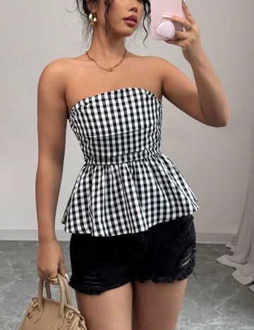 Top Shein, mix culori