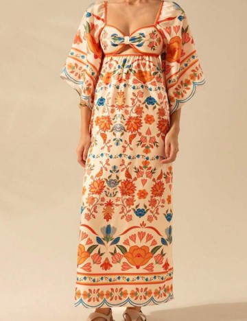 Rochie maxi Shein, mix culori