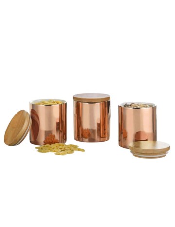 Set borcane de porțelan Esmeyer, bronz
