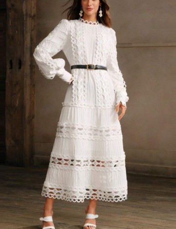 Rochie midi Shein, alb