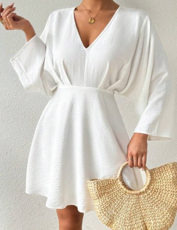 Rochie mini Shein, alb